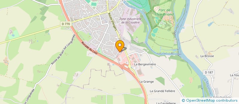 localisation de l'entreprise MONSIEUR DENIS LECLERC à LE LION D'ANGERS