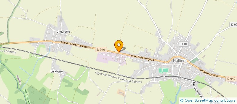 localisation de l'entreprise MONSIEUR DENIS LECLERCQ  NALLIERS