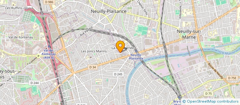 localisation de l'entreprise MONSIEUR DENIS LECLERCQ FROMONT  LE PERREUX-SUR-MARNE