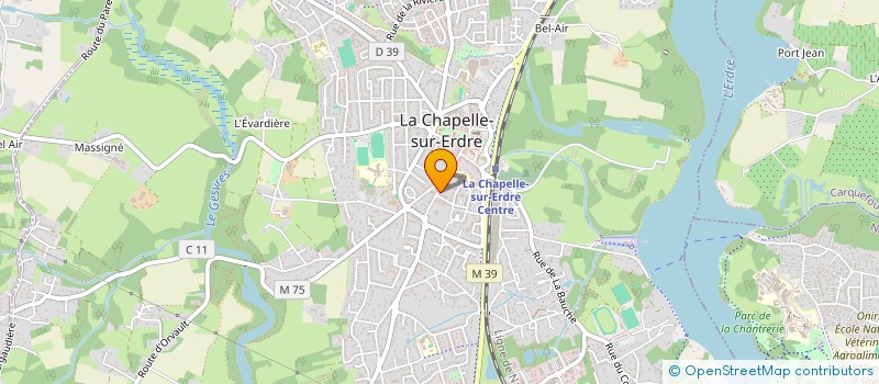 localisation de l'entreprise MONSIEUR DENIS LEFEBVRE à LA CHAPELLE-SUR-ERDRE