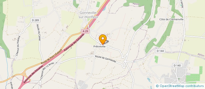 localisation de l'entreprise MONSIEUR DENIS LEFEBVRE  GONNEVILLE-SUR-HONFLEUR