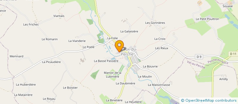 localisation de l'entreprise MONSIEUR DENIS LEFEUVRE à PERCHE-EN-NOCE
