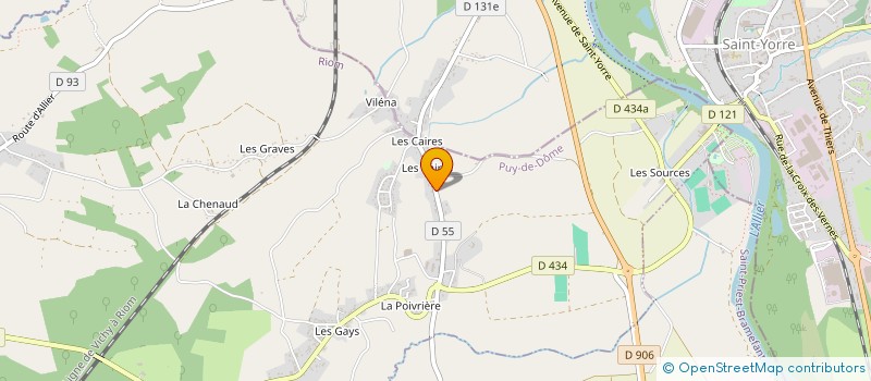 localisation de l'entreprise MONSIEUR DENIS LEFORT  SAINT-SYLVESTRE-PRAGOULIN