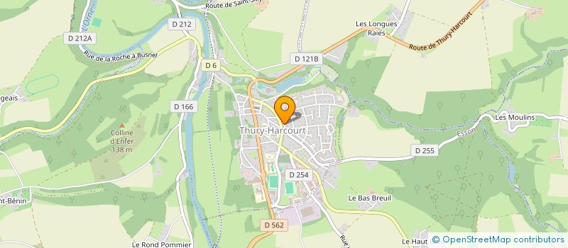 localisation de l'entreprise MONSIEUR DENIS LEFRANCOIS  THURY-HARCOURT-LE-HOM