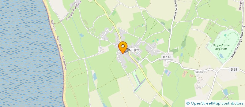 localisation de l'entreprise MONSIEUR DENIS LEFRANT  DRAGEY-RONTHON