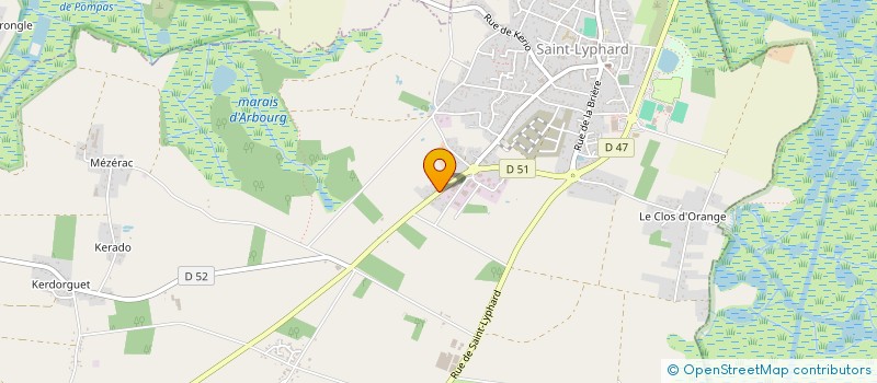 localisation de l'entreprise MONSIEUR DENIS LEGAL  SAINT-LYPHARD