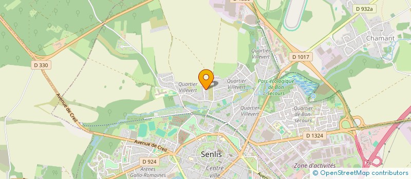 localisation de l'entreprise MONSIEUR DENIS LEGOUY  SENLIS