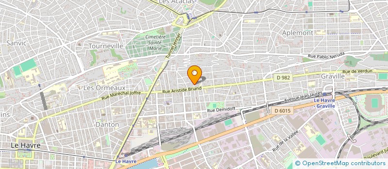 localisation de l'entreprise MONSIEUR DENIS LEJEUNE  LE HAVRE