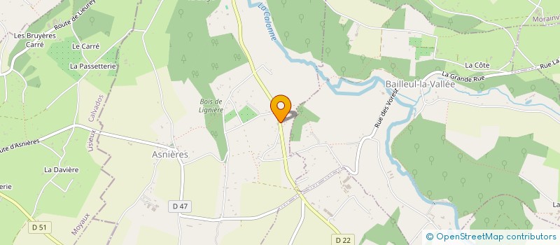 localisation de l'entreprise MONSIEUR DENIS LELODET  ASNIERES