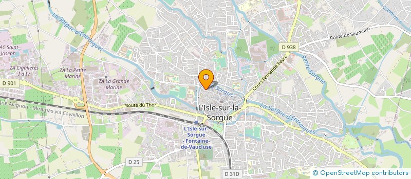 localisation de l'entreprise MONSIEUR DENIS LEMAIRE à L'ISLE-SUR-LA-SORGUE