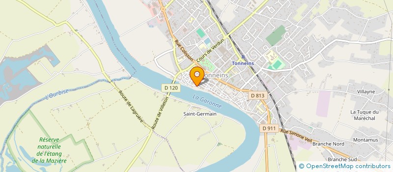 localisation de l'entreprise MONSIEUR DENIS LEMAIRE  TONNEINS