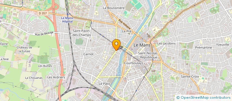 localisation de l'entreprise MONSIEUR DENIS LEMANISSIER  LE MANS