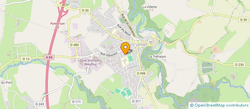 localisation de l'entreprise MONSIEUR DENIS LEMASLE à SAINT-SENIER-SOUS-AVRANCHES