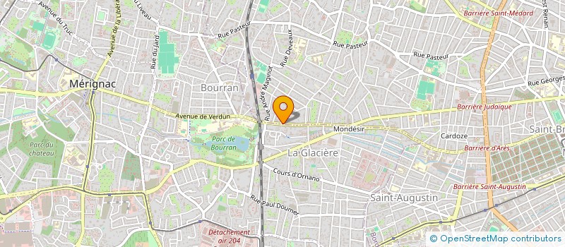 localisation de l'entreprise MONSIEUR DENIS LEMERCIER  BORDEAUX