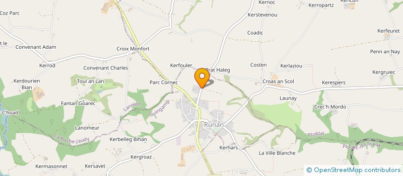 localisation de l'entreprise MONSIEUR DENIS LEMETAYER  RUNAN