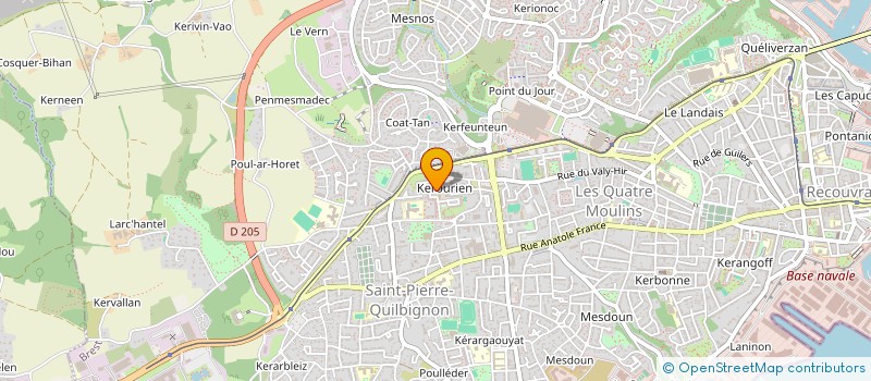 localisation de l'entreprise MONSIEUR DENIS LEON à BREST