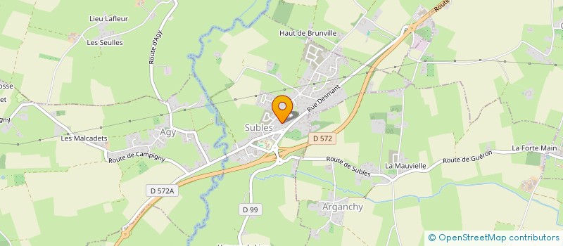 localisation de l'entreprise MONSIEUR DENIS LEPLEUX  BAYEUX