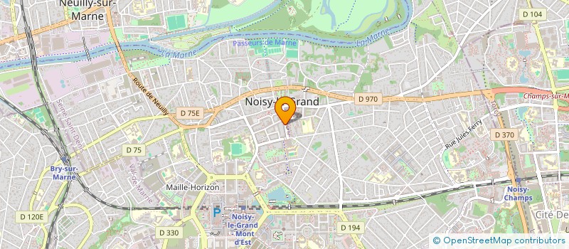 localisation de l'entreprise MONSIEUR DENIS LERAY  LE PLESSIS-TREVISE