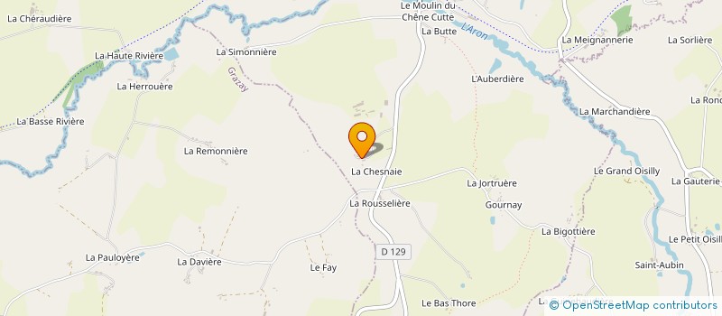 localisation de l'entreprise MONSIEUR DENIS LERICHE à GRAZAY