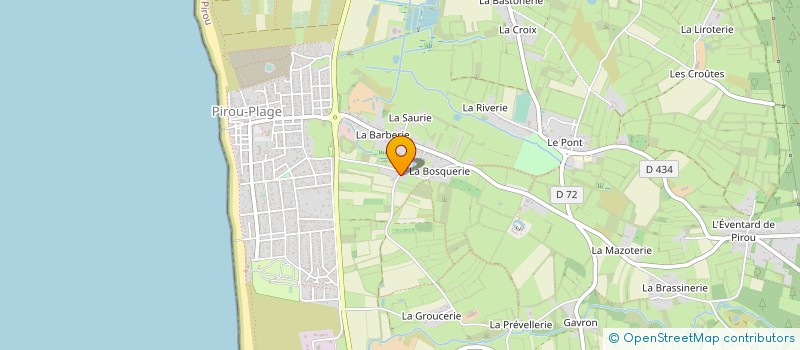 localisation de l'entreprise MONSIEUR DENIS LEROUET  PIROU