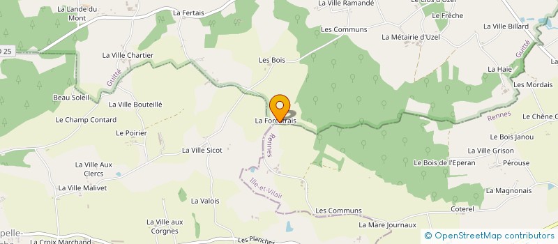 localisation de l'entreprise MONSIEUR DENIS LEROUX  GUITTE