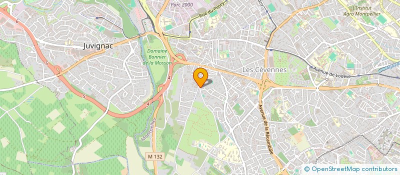 localisation de l'entreprise MONSIEUR DENIS LEROY à MONTPELLIER