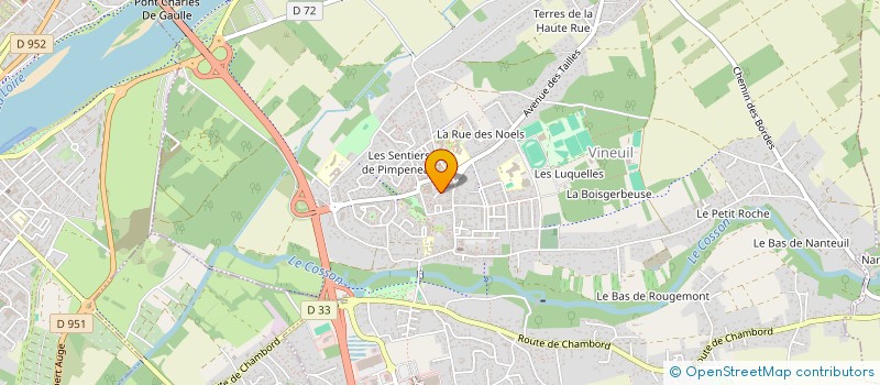 localisation de l'entreprise MONSIEUR DENIS LESCENE à VINEUIL