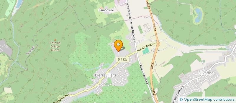 localisation de l'entreprise MONSIEUR DENIS LESSERTEUR  PIERREVILLERS