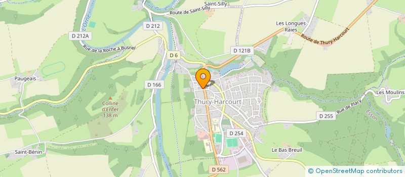 localisation de l'entreprise MONSIEUR DENIS LETAINTURIER à THURY-HARCOURT-LE-HOM