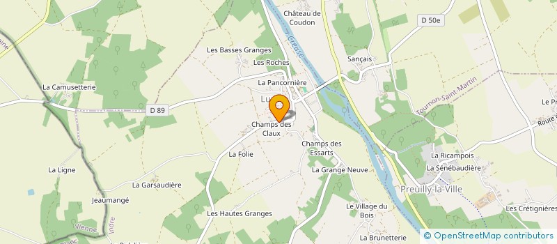 localisation de l'entreprise MONSIEUR DENIS LEVEQUE à LURAIS