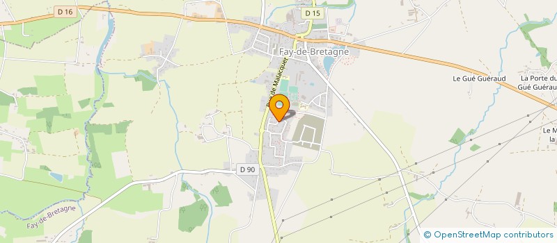 localisation de l'entreprise MONSIEUR DENIS LEVEQUE  FAY-DE-BRETAGNE