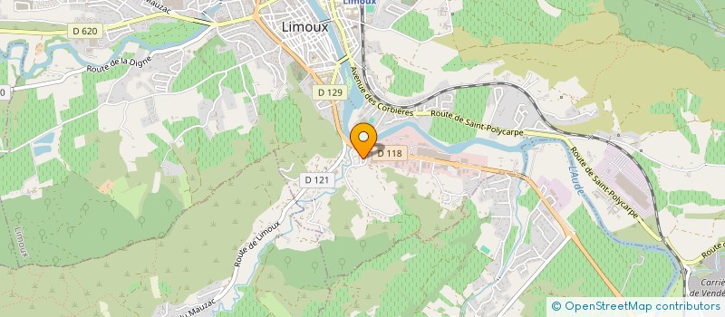 localisation de l'entreprise MONSIEUR DENIS LEWKOUVITZ à LIMOUX