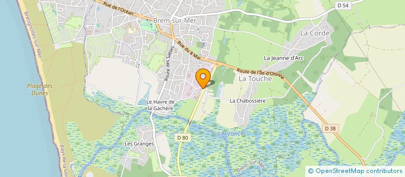 localisation de l'entreprise MONSIEUR DENIS LHEUREUX à BREM-SUR-MER