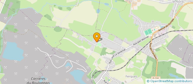 localisation de l'entreprise MONSIEUR DENIS LHOTTE  FERQUES