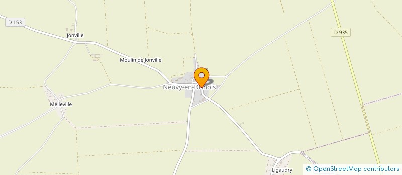 localisation de l'entreprise MONSIEUR DENIS LHUILLERY à NEUVY-EN-DUNOIS