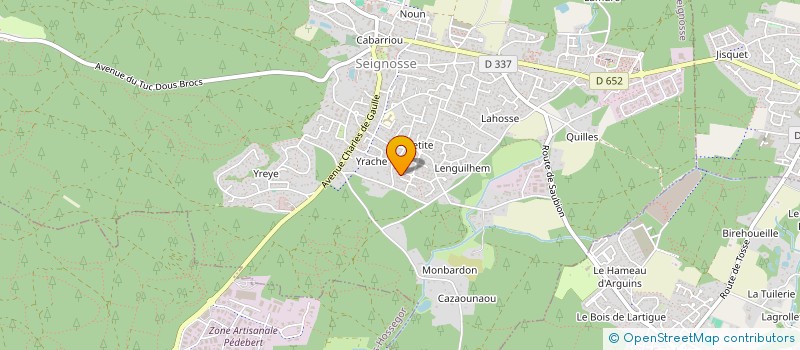 localisation de l'entreprise MONSIEUR DENIS LIADOUZE à CAPBRETON