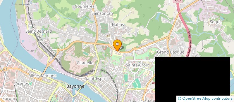 localisation de l'entreprise MONSIEUR DENIS LIN  BAYONNE