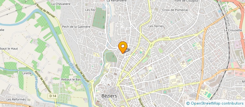 localisation de l'entreprise MONSIEUR DENIS LOISEL  BEZIERS