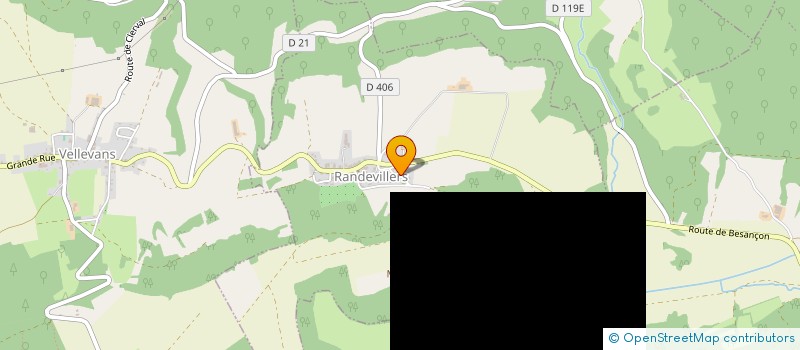localisation de l'entreprise MONSIEUR DENIS LOMBARDOT  RANDEVILLERS