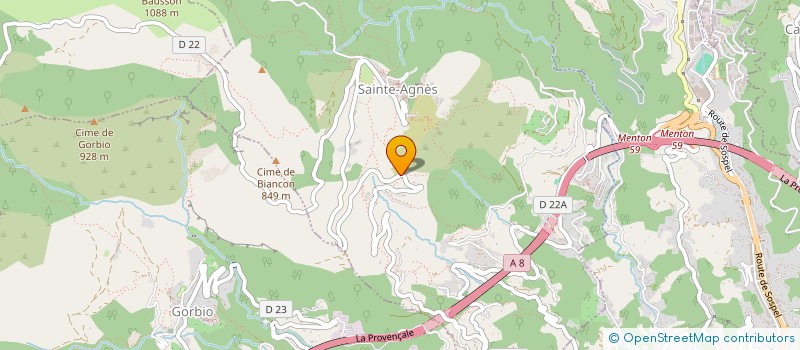 localisation de l'entreprise MONSIEUR DENIS LONGFELLOW  SAINTE-AGNES