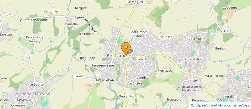localisation de l'entreprise MONSIEUR DENIS LOPATIN à PLOUZANE