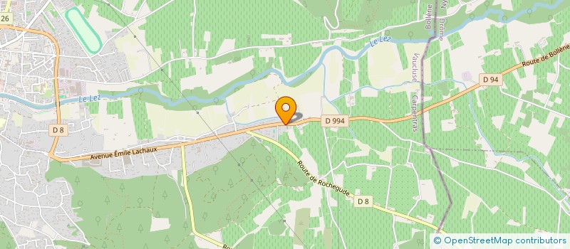 localisation de l'entreprise MONSIEUR DENIS LOPEZ  BOLLENE