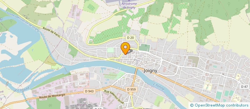 localisation de l'entreprise MONSIEUR DENIS LORAIN à JOIGNY