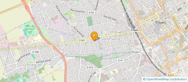 localisation de l'entreprise MONSIEUR DENIS LORANDEAU  SAINTE-SAVINE