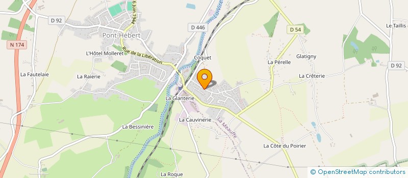 localisation de l'entreprise MONSIEUR DENIS LOT  LA MEAUFFE