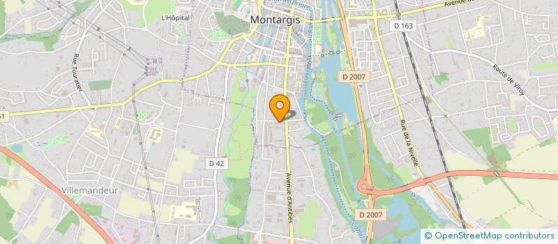 localisation de l'entreprise MONSIEUR DENIS LOUBRIE à MONTARGIS