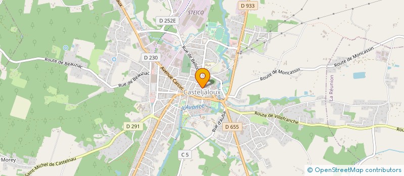 localisation de l'entreprise MONSIEUR DENIS LOUSTALOT  CASTELJALOUX