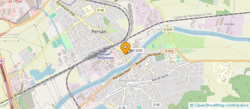 localisation de l'entreprise MONSIEUR DENIS LOYER  PERSAN