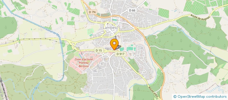 localisation de l'entreprise MONSIEUR DENIS LOZANO  LAMBESC