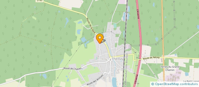 localisation de l'entreprise MONSIEUR DENIS LUCAS  THEILLAY